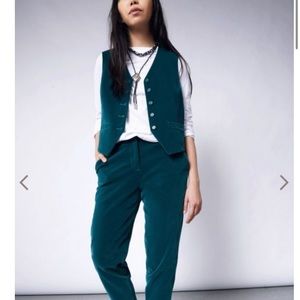 EMPOWER VELVET SLIM CROP PANT by wildfang